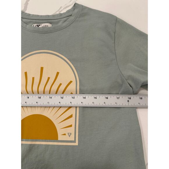 Liv Outdoor Rising Sun Graphic Flow T-shirt Sz Women's Large Cotton Tee NEW - Picture 10 of 10